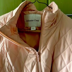 Coldwater Creek Pink Puffer Jacket
